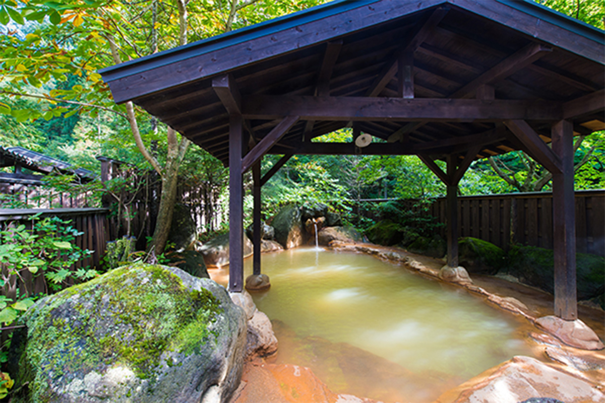 写真：温泉の様子